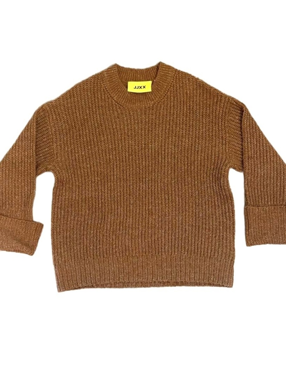 JJXX Women's Cozy Oversized Brown Knit Sweater XS #sweaterweather #outdoors